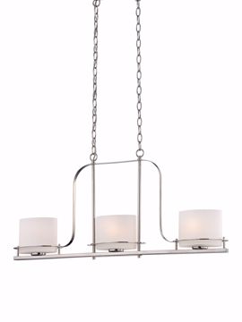 Picture of NUVO Lighting 60/5106 Loren - 3 Light Island Pendant with Oval Frosted Glass