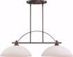 Picture of NUVO Lighting 60/5118 Bentley - 2 Light Island Pendant with Frosted Glass