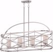 Picture of NUVO Lighting 60/5334 Ginger - 4 Light Island Pendant with Etched Opal Glass