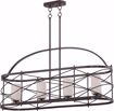 Picture of NUVO Lighting 60/5338 Ginger - 4 Light Island Pendant with Etched Opal Glass