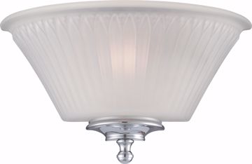 Picture of NUVO Lighting 60/5372 Teller - 1 Light Wall Sconce Polished Chrome with Frosted Glass