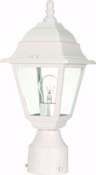 Picture of NUVO Lighting 60/546 Briton - 1 Light - 14" - Post Lantern - with Clear Glass