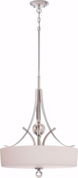 Picture of NUVO Lighting 60/5494 Connie - 3 Light Pendant with Satin White Glass