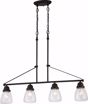 Picture of NUVO Lighting 60/5548 Laurel - 4 Light Trestle with Clear Seeded Glass