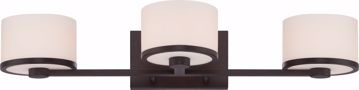 Picture of NUVO Lighting 60/5573 Celine - 3 Light Vanity Fixture with Etched Opal Glass
