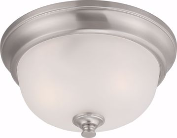 Picture of NUVO Lighting 60/5590 Elizabeth - 2 Light Flush Fixture with Frosted Glass