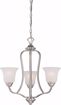 Picture of NUVO Lighting 60/5596 Elizabeth - 3 Light Chandelier with Frosted Glass