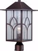 Picture of NUVO Lighting 60/5645 Stanton 1 Light Outdoor Post Fixture with Clear Seed Glass