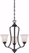 Picture of NUVO Lighting 60/5696 Elizabeth - 3 Light Chandelier with Frosted Glass