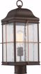 Picture of NUVO Lighting 60/5835 Howell - 1 Light Outdoor Post Lantern with 60w Vintage Lamp Included; Bronze with Copper Accents Finish