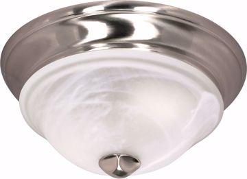 Picture of NUVO Lighting 60/586 Triumph - 1 Light - 11" - Flush Mount - with Sculptured Glass Shades