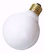 Picture of SATCO A3640 25W G25 Standard WHITE Incandescent Light Bulb