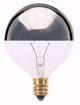 Picture of SATCO S3244 25W G16 1/2 SILVER CROWN Incandescent Light Bulb