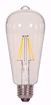 Picture of SATCO S8611 6.5ST19/CL/LED/E26/27K/120V LED Light Bulb