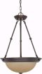 Picture of NUVO Lighting 60/1262 3 Light 15" Pendant with Champagne Linen Washed Glass