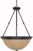 Picture of NUVO Lighting 60/1263 3 Light 20" Pendant with Champagne Linen Washed Glass