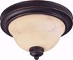 Picture of NUVO Lighting 60/1405 Anastasia - 2 Light 11" Flush Dome with Honey Marble Glass