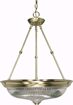 Picture of NUVO Lighting 60/236 3 Light - 20" - Pendant - Clear Swirl Glass