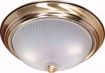 Picture of NUVO Lighting 60/238 2 Light - 13" - Flush Mount - Frosted Swirl Glass