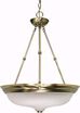 Picture of NUVO Lighting 60/244 3 Light - 20" - Pendant - Frosted Swirl Glass