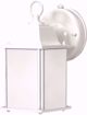 Picture of NUVO Lighting 60/2527 Cube Lantern ES - 1 Light Wall Lantern with Frosted Beveled Glass - (Lamp Included)