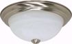 Picture of NUVO Lighting 60/2621 2 Light ES 11" Flush Fixture with Alabaster Glass - (2) 13w GU24 Lamps Included
