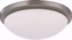 Picture of NUVO Lighting 60/2941 Button ES - 1 Light 11" - 18w GU24 (included) Flush Dome with White Glass