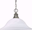 Picture of NUVO Lighting 60/3198 1 Light 16" Pendant with Alabaster Glass - (1) 18w GU24 Lamp Included