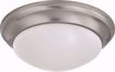 Picture of NUVO Lighting 60/3272 2 Light 14" Flush Mount Twist & Lock with Frosted White Glass