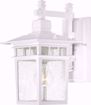 Picture of NUVO Lighting 60/3491 Cove Neck - 1 Light - 12" Outdoor Lantern with Clear Seed Glass; Color retail packaging