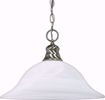 Picture of NUVO Lighting 60/390 1 Light - 16" - Pendant - Alabaster Glass