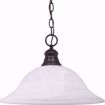 Picture of NUVO Lighting 60/391 1 Light - 16" - Pendant - Alabaster Glass