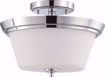 Picture of NUVO Lighting 60/4087 Bento - 2 Light Semi Flush Fixture with Satin White Glass