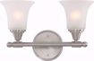 Picture of NUVO Lighting 60/4142 Surrey - 2 Light Vanity Fixture with Frosted Glass