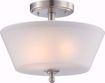 Picture of NUVO Lighting 60/4151 Surrey - 2 Light Semi Flush Fixture with Frosted Glass