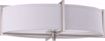 Picture of NUVO Lighting 60/4349 Portia ES - 6 Light Oval Flush with Slate Gray Fabric Shade - (6) 13w GU24 Lamps Included