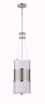 Picture of NUVO Lighting 60/4441 Diesel - 1 Light Vertical Pendant with Slate Gray Fabric Shade