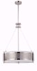 Picture of NUVO Lighting 60/4443 Diesel - 4 Light Round Pendant with Slate Gray Fabric Shade