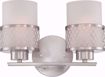 Picture of NUVO Lighting 60/4682 Fusion - 2 Light Vanity Fixture with Frosted Glass