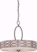 Picture of NUVO Lighting 60/4726 Harlow - 4 Light Pendant with Khaki Fabric Shade