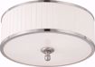 Picture of NUVO Lighting 60/4741 Candice - 3 Light Flush Dome Fixture with Pleated White Shade