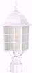 Picture of NUVO Lighting 60/4907 Adams - 1 Light - 17" Outdoor Post with Frosted Glass