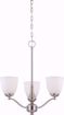 Picture of NUVO Lighting 60/5036 Patton - 3 Light Chandelier (Arms Up) with Frosted Glass