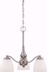 Picture of NUVO Lighting 60/5042 Patton - 3 Light Chandelier (Arms Down) with Frosted Glass