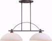 Picture of NUVO Lighting 60/5118 Bentley - 2 Light Island Pendant with Frosted Glass