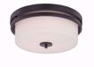 Picture of NUVO Lighting 60/5307 Parallel - 3 Light Flush Fixture with Etched Opal Glass