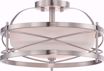 Picture of NUVO Lighting 60/5331 Ginger - 2 Light Semi Flush with Etched Opal Glass