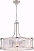 Picture of NUVO Lighting 60/5761 Krys - 4 Light Crystal Pendant with 60w Vintage Lamps Included; Polished Nickel Finish