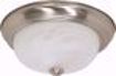 Picture of NUVO Lighting 60/6001 2 Light - 13" - Flush Mount - Alabaster Glass; Color retail packaging