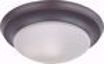 Picture of NUVO Lighting 60/6013 1 Light 12" Flush Mount Twist & Lock with Frosted White Glass; Color retail packaging